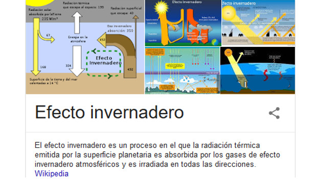 El efecto invernadero