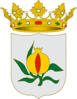 Escudo del Reino de Granada tras la reconquista en 1492 por parte de los Reyes Catolicos